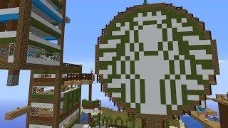 I Forced 200 Minecraft Players To Turn An Island Into Starbucks