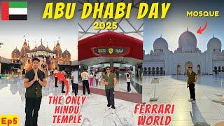 Abu Dhabi Worth Visiting? Ferrari World FASTEST ROLLER COASTER, BAPS Temple Mosque Full Travel Guide