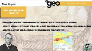 De Geo bovenbouw havo (5e editie) systeem aarde §1.2 Drijvende continenten