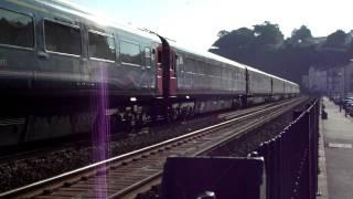 trains at dawlish in sunny october 12-10-2010 (HD)