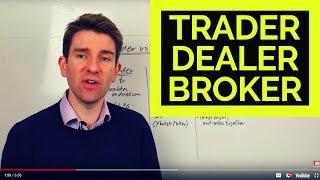 TRADER vs DEALER vs BROKER 