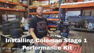 Coleman Stage 1 Performance Kit | Tutorial