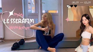 trying LE SSERAFIM's workout routine for a week | Пробую тренировку Le Sserafim