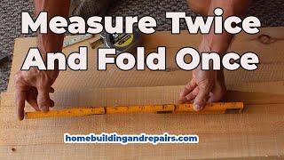 Carpenter Tools You Didn't Know Existed - The Folding Ruler