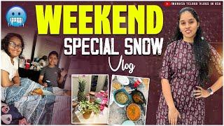 Snowy weekend special vlog️| Palak paratha🫓 |festival ki Costco shopping 