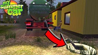 TIRE TREAD - EARNING MONEY FROM THE SEPTIC TANK - My Summer Car Story [S2] #135 | Radex