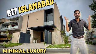 8 marla corner “THE MOST-BEAUTIFUL MINIMAL HOUSE” For Sale in B17 Islamabad