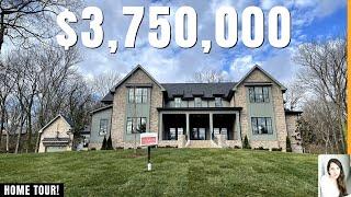 New Modern Home Build in Nashville TN | 6 Beds -- 5981sqft | New Construction Home Tour Nashville!