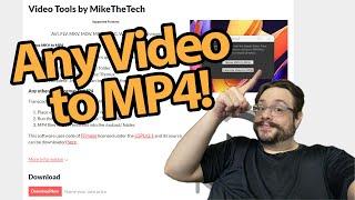 Convert ANY video to MP4 with my new free tool!