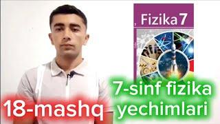 18-mashq / 7-sinf fizika yangi darslik yechimlari