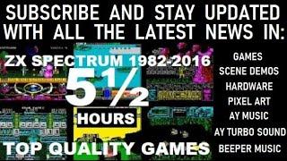 ZX SPECTRUM 1982-2016: 5½ Hours With 600+ Top Quality Colourful Games!