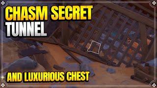 Chasm Secret Tunnel + Luxurious Chest! | World Quests and Puzzles |【Genshin Impact】