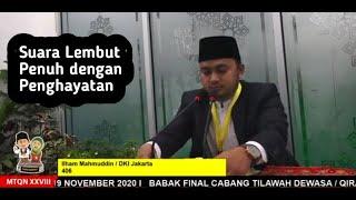 Ilham Mahmuddin/DKI Jakarta Finalis Tilawah Dewasa MTQ Nasional XVIII Padang Sumatera Barat 2020