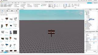 How To Add Text To A Sign On Roblox Studio!