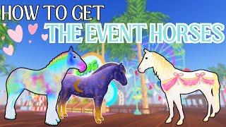 ALL THE WAYS TO GET THE CARNIVAL EVENT HORSES! | Wild Horse Islands