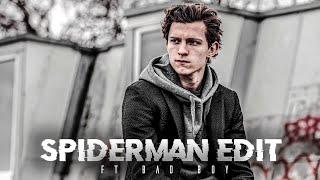 Spiderman (Tom Holland) edit ft bad boy  tom Holland spider man edit #spidermanedit #badboy #peter