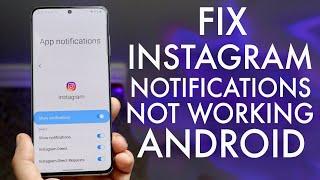 How To FIX Instagram Notifications On Android! (2020)