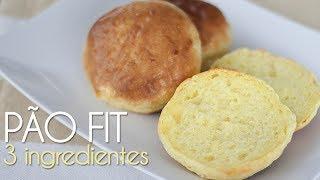 PÃO FIT LOW CARB - 3 INGREDIENTES