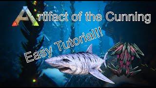 How to get the Artifact of the Cunning In Ark!! Easy Tutorial!! (The Island)