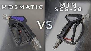 Comparing Swiveling Pressure Washer Short Guns:  Mosmatic vs MTM