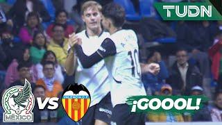 ¡DOBLETE! Dani Gómez empata para Valencia | México 2-2 Valencia | Amistoso Internacional | TUDN