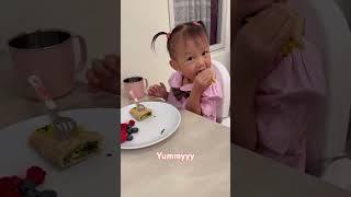 #china #babygirl #mukbang #babyfood