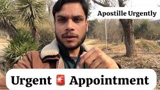 Urgent Appointment of italy Embassy and Urgent Apostille Story | How File Submit & Italy Embassy