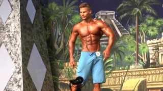 Denis Gusev - Денис Гусев - Competitor No 42 - Prejudging - IFBB Mens Physique - Dallas Europa 2014