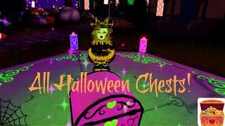 All Halloween Chest Locations (Halloween Update 2021) l Royale High