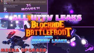 ALL UTTV LEAKS + RECENT LEAKS | Skibidi Toilet: Blockade Battlefront | Roblox