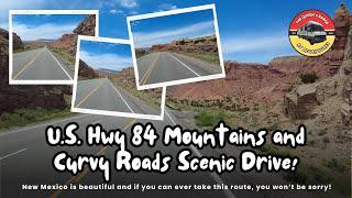 US Hwy 84 in New Mexico Scenic Mountains and Curvy Roads. #newmexico #desert @TheQueensBarge