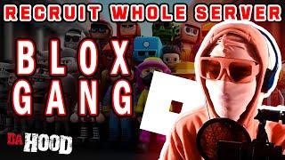 Recruiting For BLOX GANG with @RoadBloxRB // Da Hood - Part 5