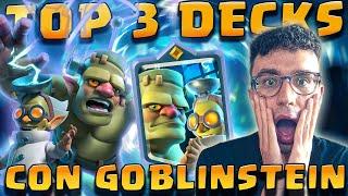 TOP 3 DECKS CON GOBLINSTEIN SU CLASH ROYALE!