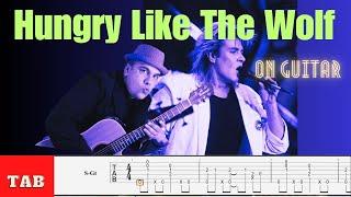 Hungry Like The Wolf (with TAB) Duran Duran - Fingerstyle guitar cover