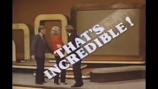 That's Incredible  :  1980's Tv Show Episode 1