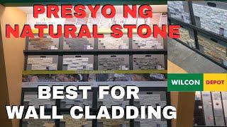 PRESYO NG DECO STONE NATURAL STONE SA WILCON | BEST FOR WALL CLADDING