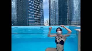 CEWEK JEPANG VIRAL INDOJAPAN TIKTOK |  SWIMMING WITH ME ️ | RENANG MEMANG MENYENANGKAN