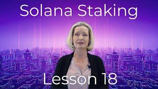 How to secure a network by staking (Lesson 18 Web3 full course)