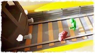 ЖЕСТЬ В МЕТРО!!! УГАР В GANG BEASTS!