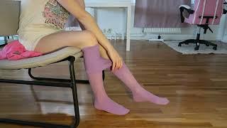 Blue, Purple & Pink Pantyhose | Tryon Haul