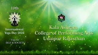 Interntaional Yoga Day 2024 | Kala Ashram College of Performing Art | Best Kathak Classes in Udaipur