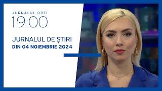 Jurnalul orei 19:00, 04.11.2024