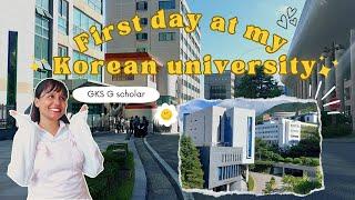 First day of class at a Korean University  | Indian  student in Korea 