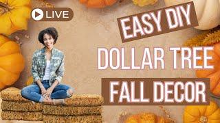 Cheap & Easy Fall Decor DIYs from Dollar Tree