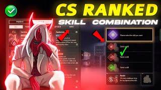 CS ranked Combination 2024 | Best character combination in Free Fire | CS rank combination 2024