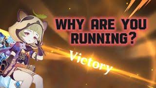 Why are you running ? | GENSHIN TCG #genshinimpact #genshintcg #sayu #chongyun #mirrormaiden #tcg