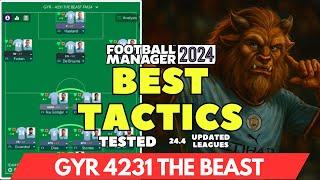 The Best Tactics on FM24 Tested - GYR 4231 THE BEAST  - Football Manager 2024