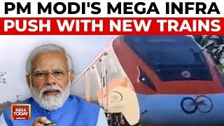 PM Modi Flags Off Six New Vande Bharat Trains, Inaugurates Projects Worth 21,000 Crore