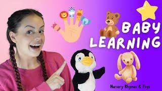 Baby Learning Videos With Miss Katie - Nursery Rhymes, First Words & Toys - Toddler Videos