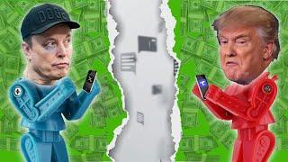 Fairytale of X & Truth Social - Donald Trump and Elon Musk Break-up Song in the style of The Pogues